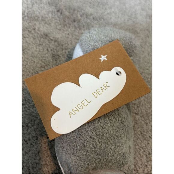 NWT Angel Dear Gray White Penguin Security Blanket Plush Lovey, B45 - Picture 2 of 4